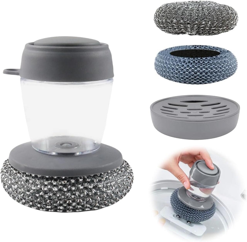 Cepillo de Palma con Dispensador de Jabón
