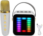 Bluetooth Microphone with Speaker and RGB Lights