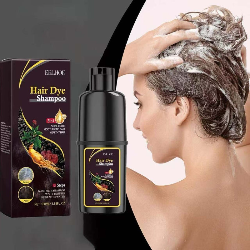 Shampoo Tinta Negra 3 en 1