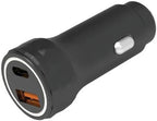 Cargador Coche Dual USB y USB-C Rápido