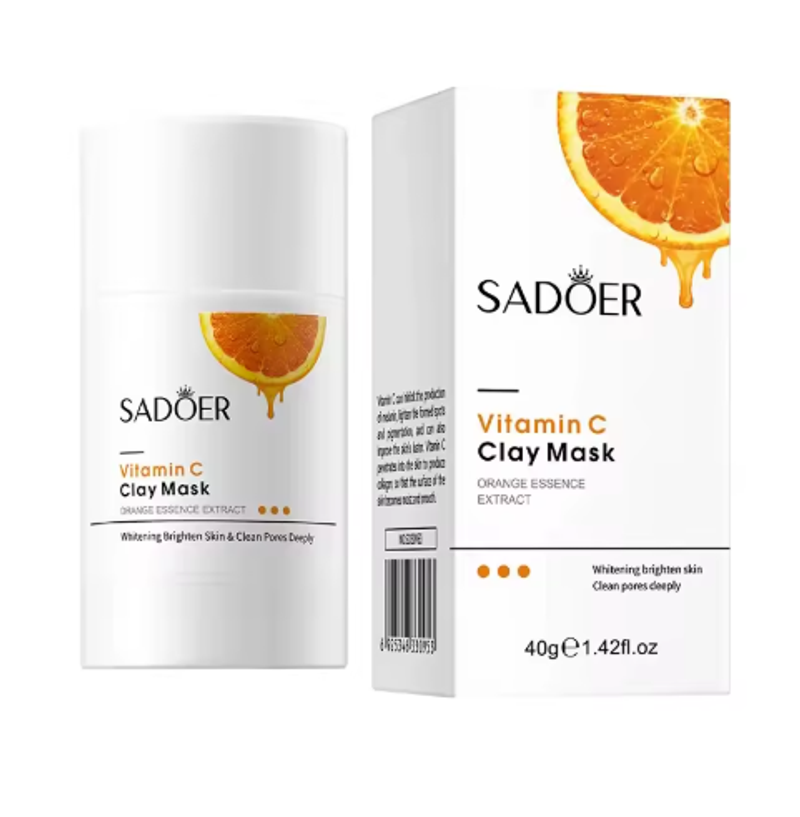 Máscara Facial de Arcilla con Vitamina C SADOER