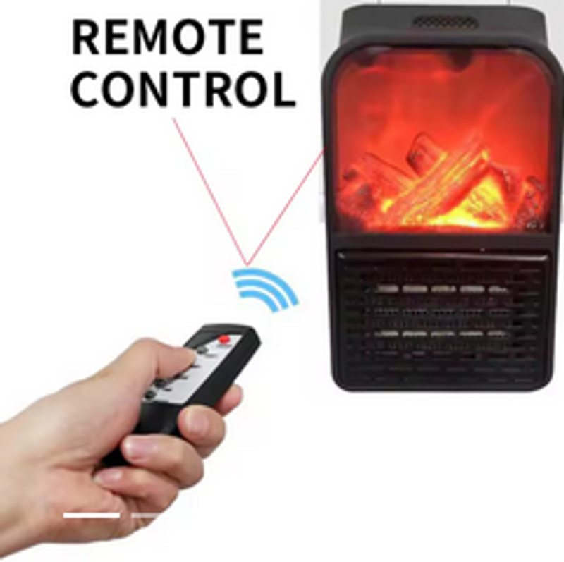 Aquecedor Portátil 1000W con Control Remoto