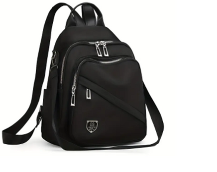Schwarzer 3-in-1-Damenrucksack