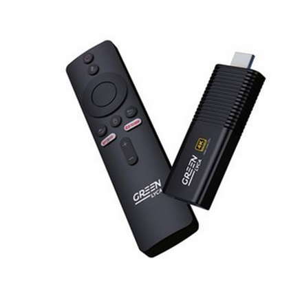 Decodificador TV stick compacto que se conecta al televisor