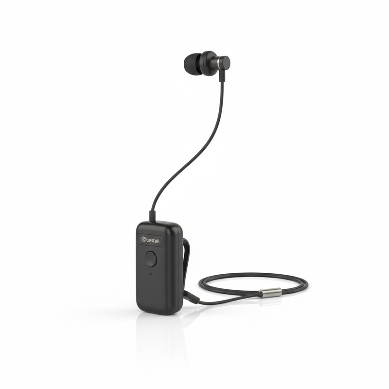 Auricular Bluetooth mono retráctil