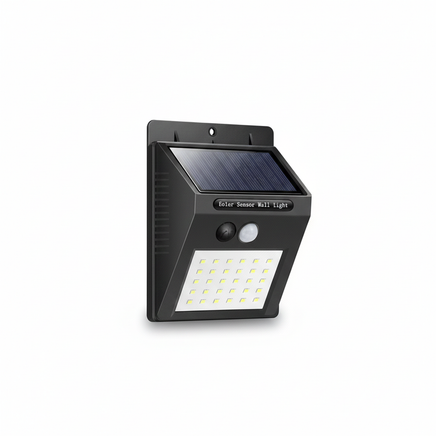 Luz solar con sensor para exterior