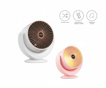Calefactor con ventilador de 800 W