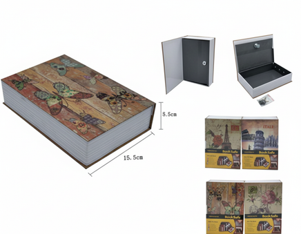 Caja fuerte con forma de libro
