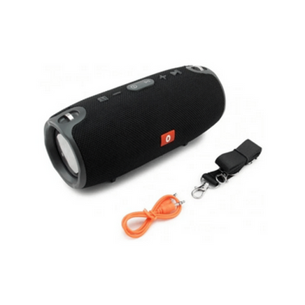 Altavoz bluetooth con micrófono, luces LED y asa de transporte