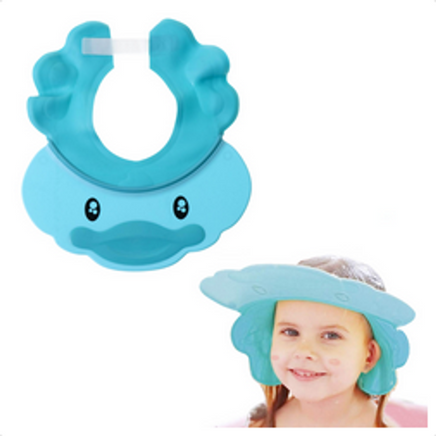 Blue Baby Bath Visor