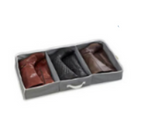 3-Compartment Shoe Organizer