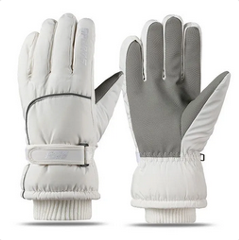 Guantes de esquí de color negro