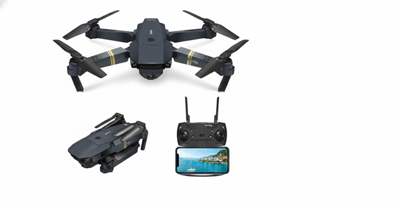 Drone Plegable HD con Cámara y Control Remoto