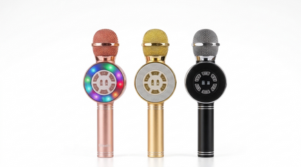 Karaoke mikrofon s Bluetooth reproduktorem