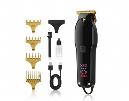 Máquina de cortar pelo recargable con peines guía
