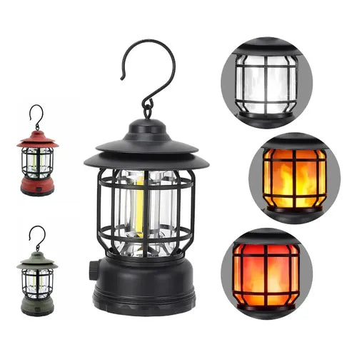 Farol de Camping Negro