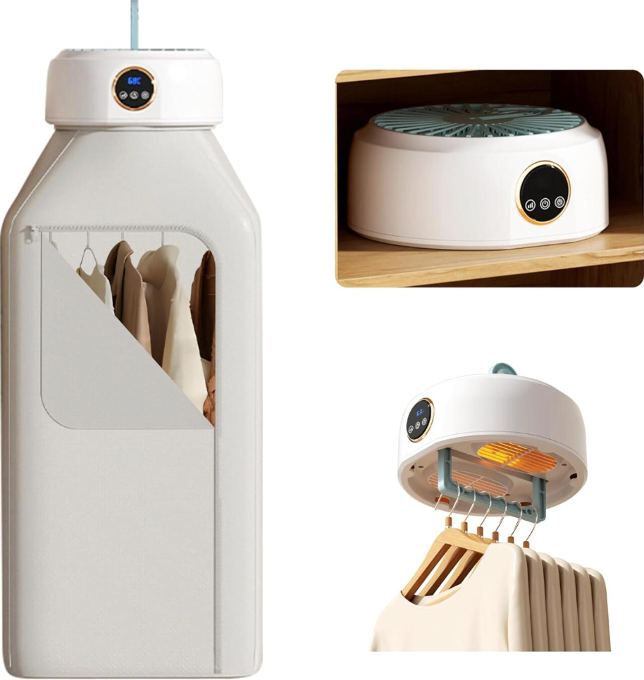 🌬️ Portable Foldable Electric Clothes Dryer – 10kg Capacity