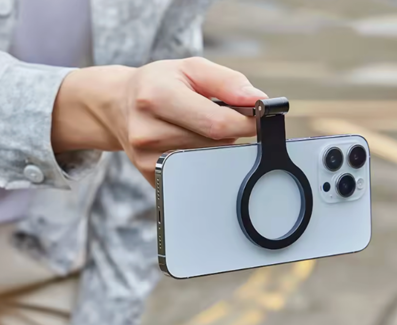 Soporte Magnético Doble Anillo para Teléfono 360°