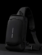 Bolso Bandolera Mini Impermeable para Hombre con Puerto USB