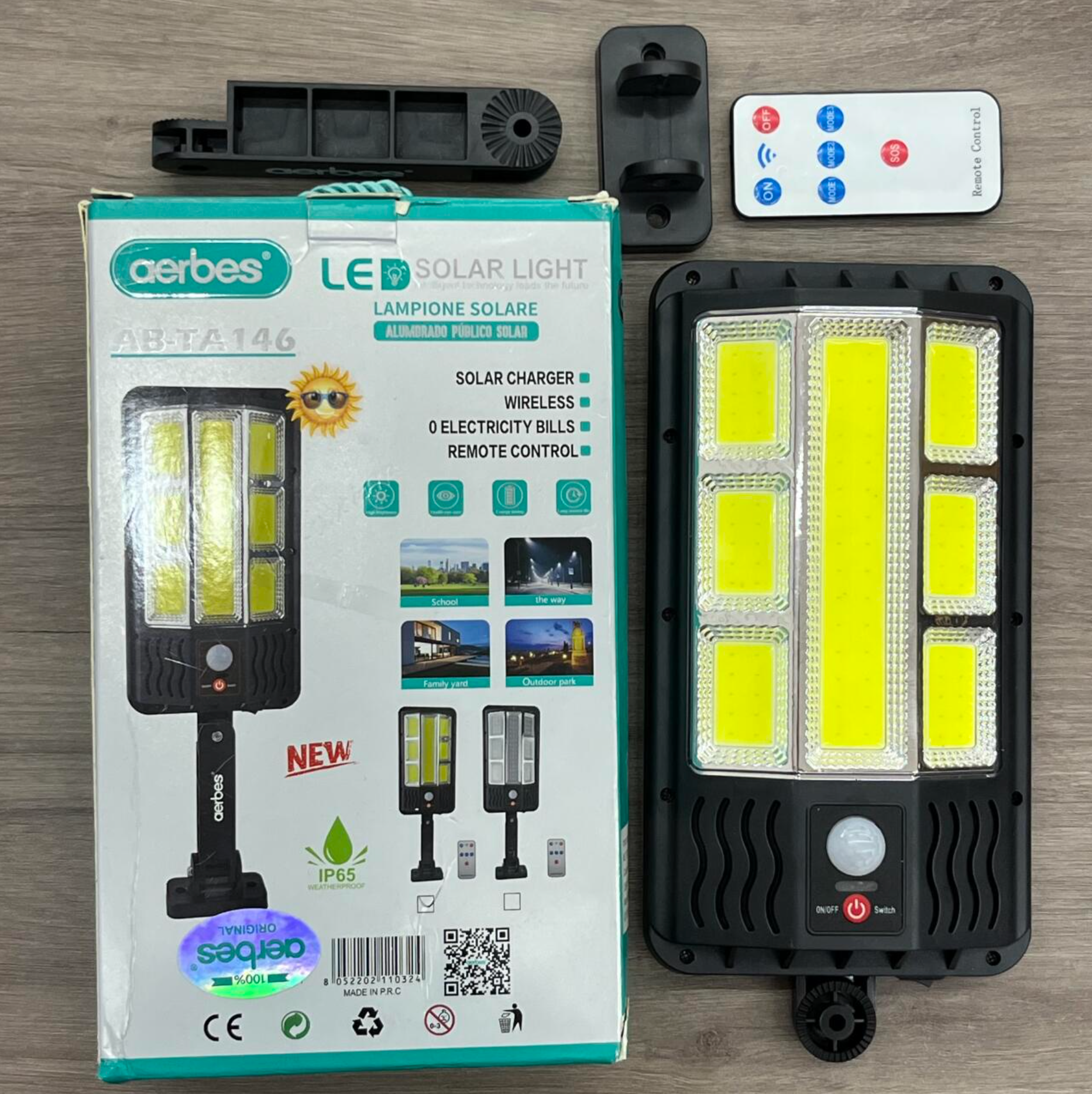 Luz Solar Inteligente para Exteriores con Sensor de Movimiento