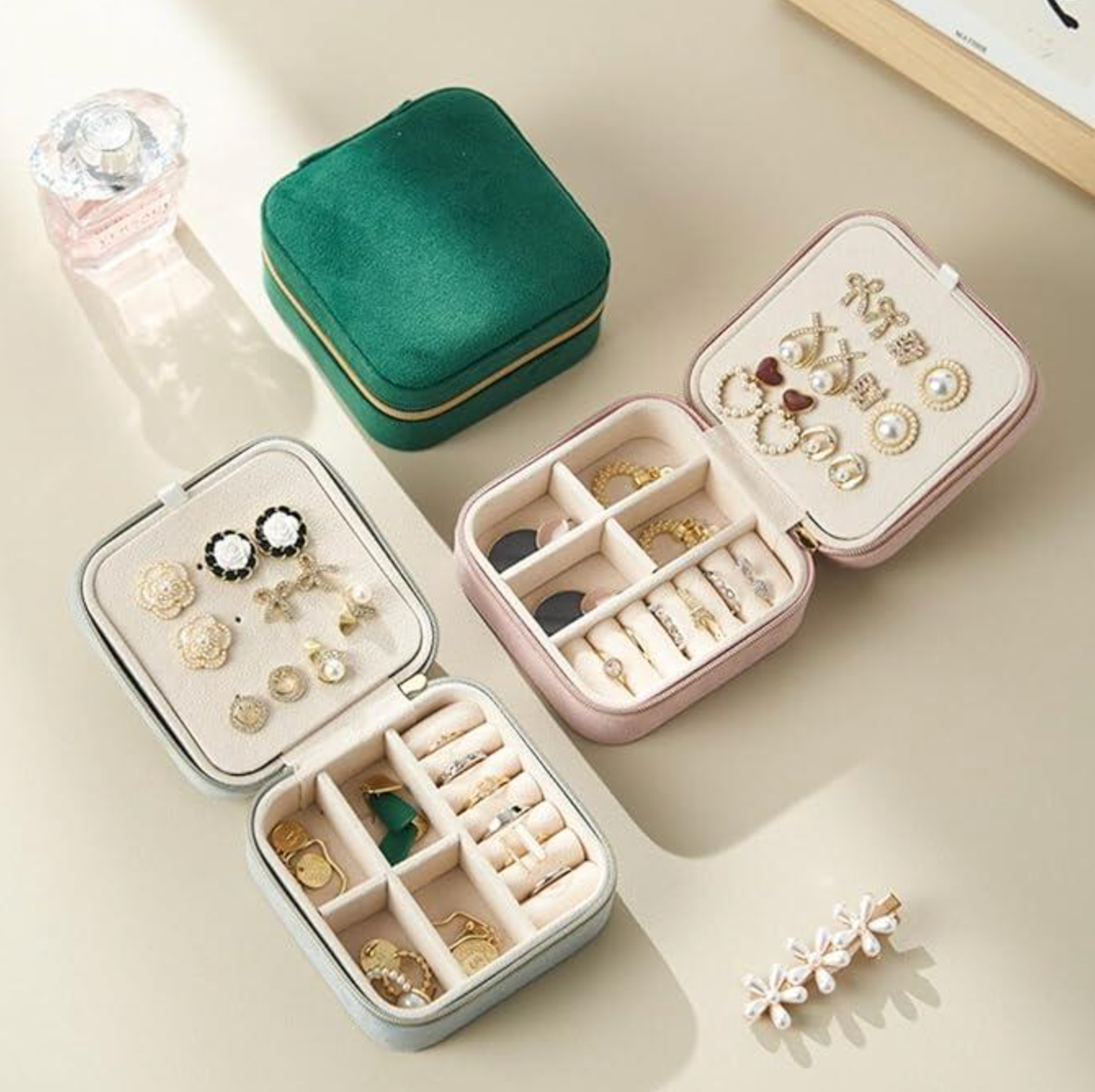 Estuche Portatil para Joyas Elegante de Viaje