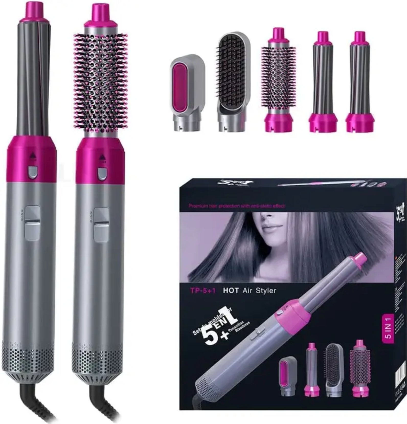 ✨ 5-in-1 Multifunctional Hair Dryer – All-in-One Professional Hair Styling Tool ✨
