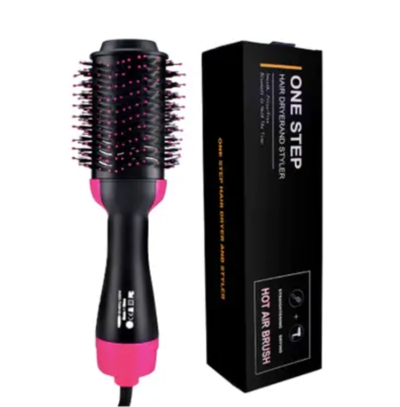 💇‍♀️ 3-in-1 Straightening Brush – Detangle, Volumize & Straighten in One Step