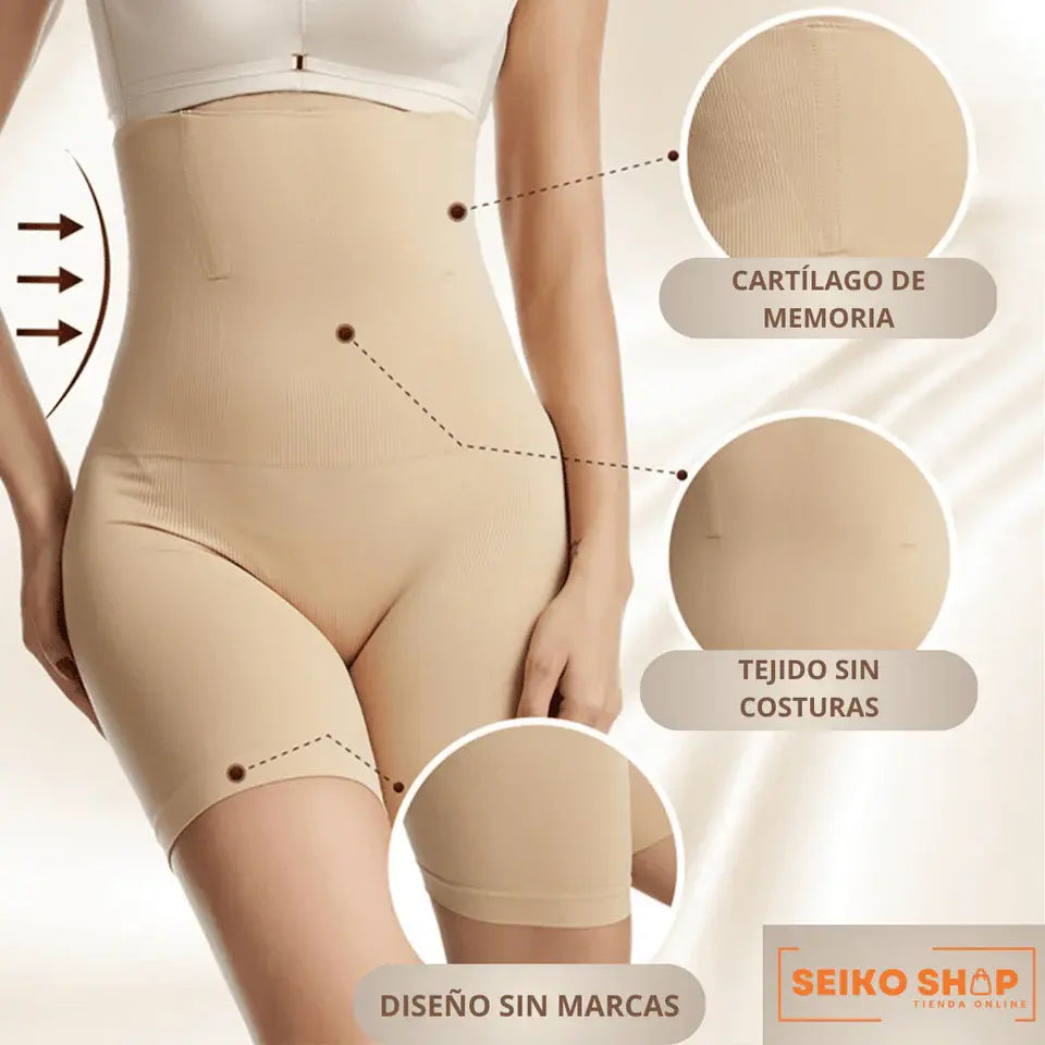 💃 High-Waisted Slimming Waist Trainer – Body Shaper, Tummy Control & Butt Lifter XL