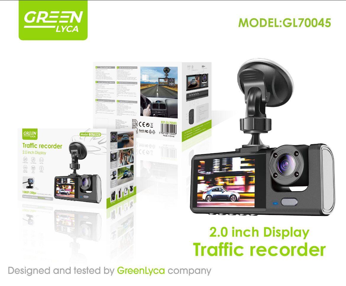 Cámara de dash 3 lentes Full HD 1080P