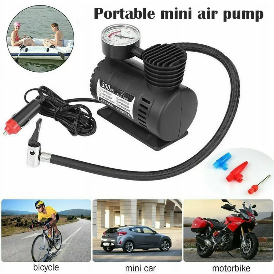 Inflador de neumáticos portátil 300 PSI