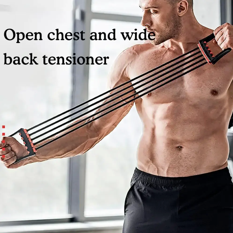 Multifunctional Chest Expander – Full Upper Body Workout Anywhere 💪