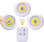Set de 3 Luces LED con Control Remoto