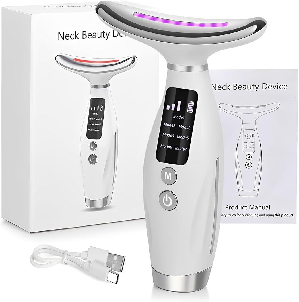 ✨ EMS Facial Massager with 7 LED Colors – Lift, Tone & Rejuvenate at Home