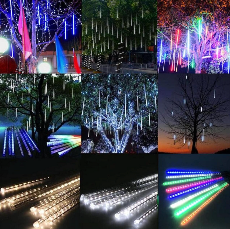Meteorni Padec LED Luči – 8 Cevi