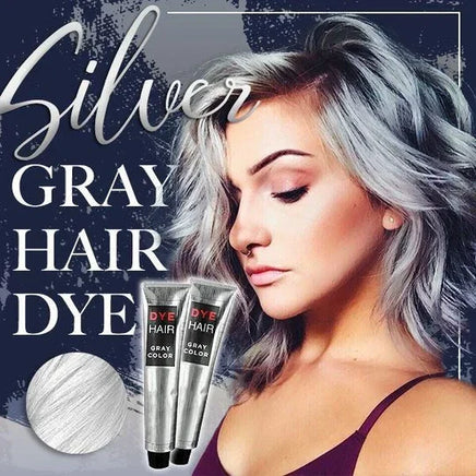 Tinte capilar gris plata
