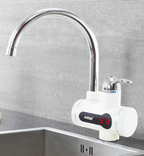 Grifo Eléctrico con Ducha de Mano y Mezclador de Agua Caliente Instantánea