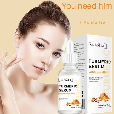 Frasco de aceite de cúrcuma de 30 ml para rostro y cuerpo