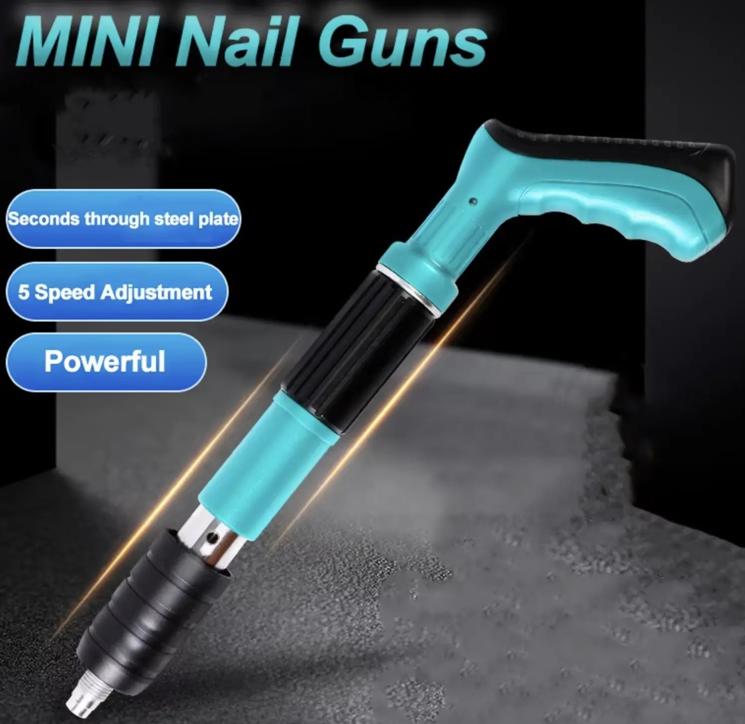 Mini Cordless Steel Nail Gun Handheld
