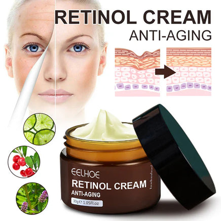 Crema facial con retinol