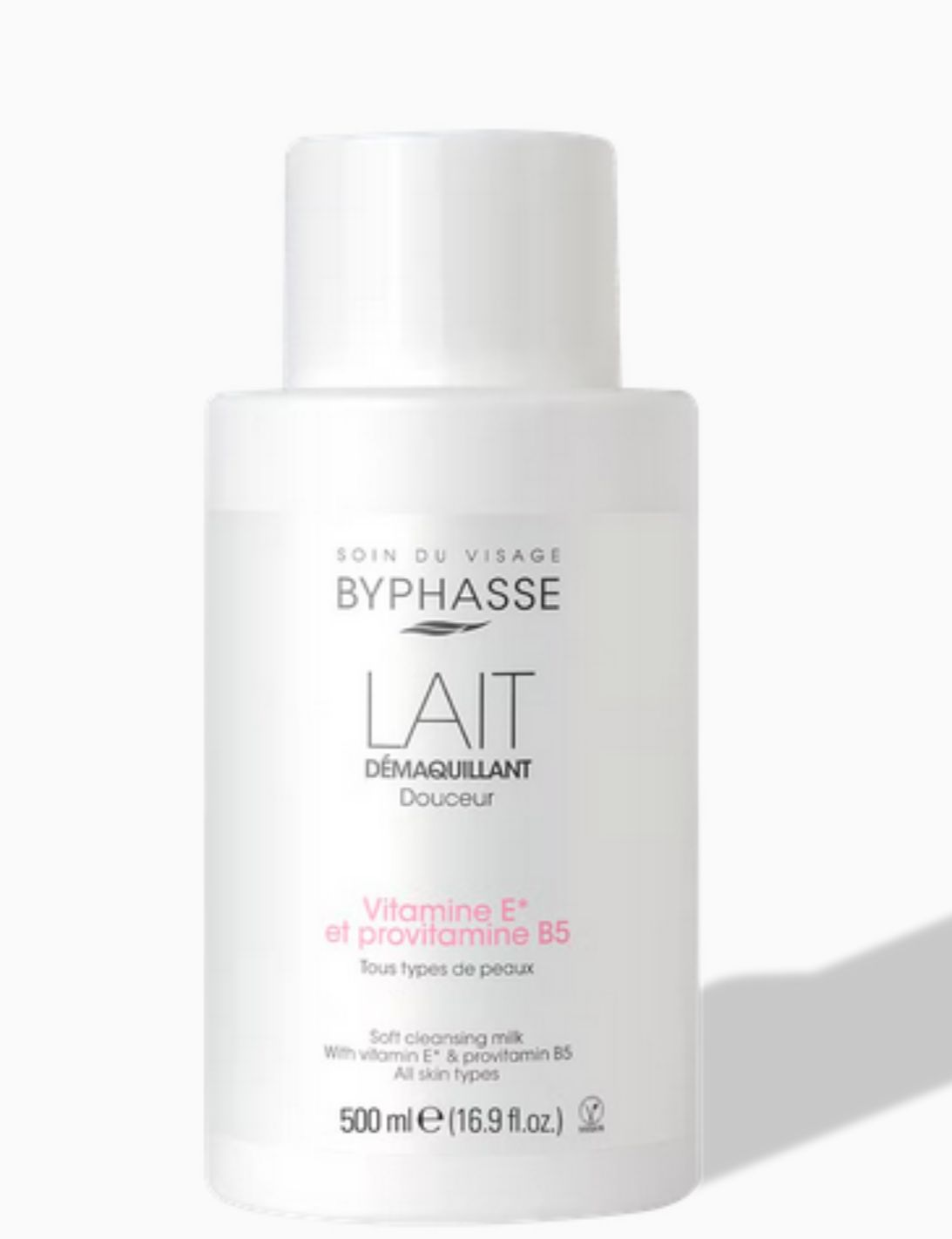 BYPHASSE Cleansing Milk for Face and Eyes – 500ml