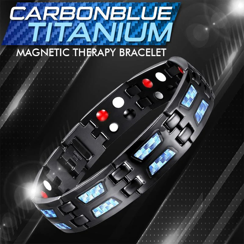GFOUK Blue titanium carbon bracelet