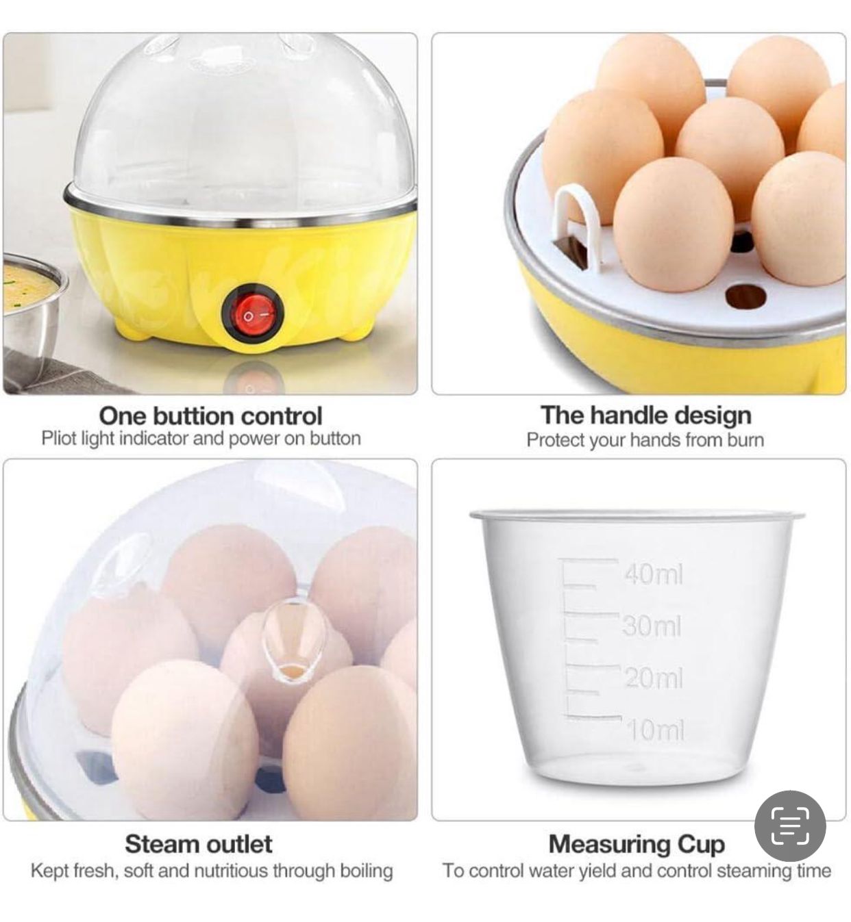 Cocinador de Huevos Eléctrico