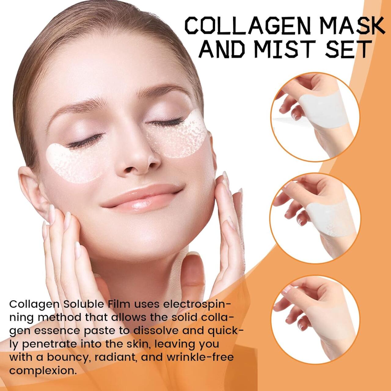Máscara Facial de Colágeno