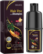Tinte de Cabello Negro Instantaneo 3 en 1