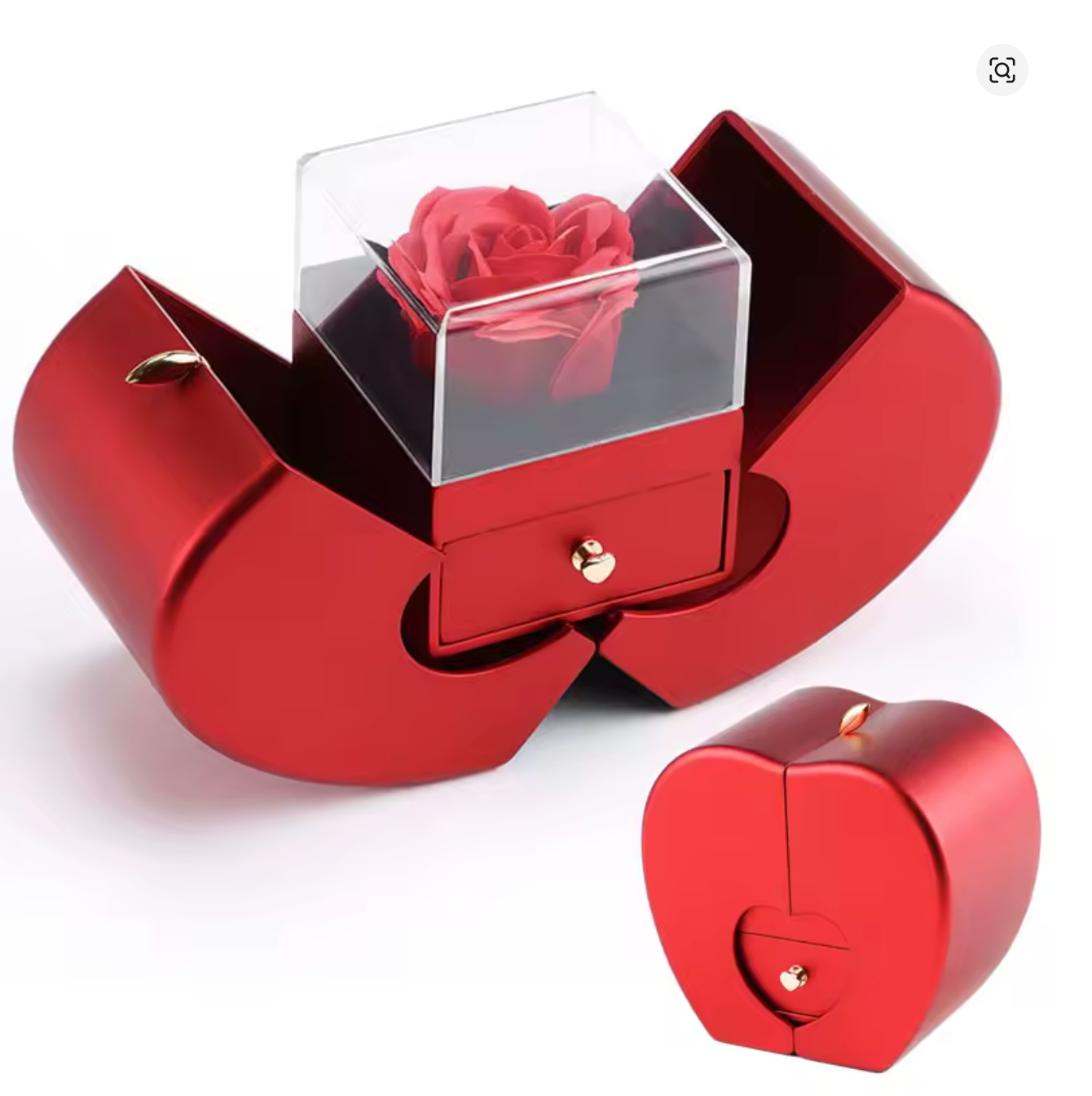 Rosa Preservada en Caja de Regalo