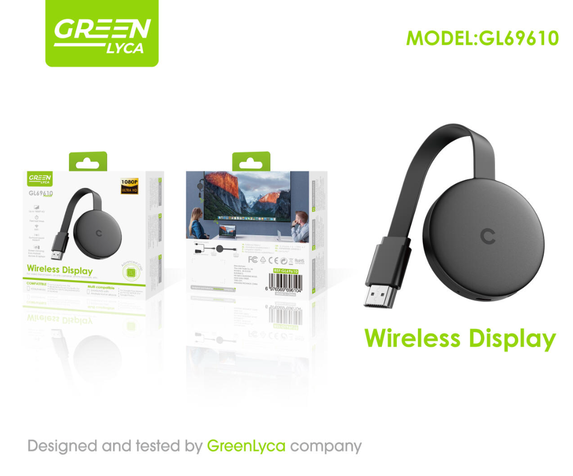 Adaptador Inalambrico para Proyectar Pantalla en TV