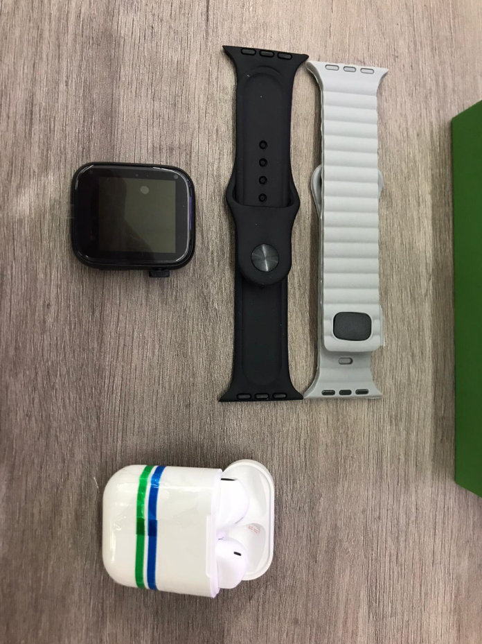 Smartwatch Multifuncional con Auriculares Inalambricos