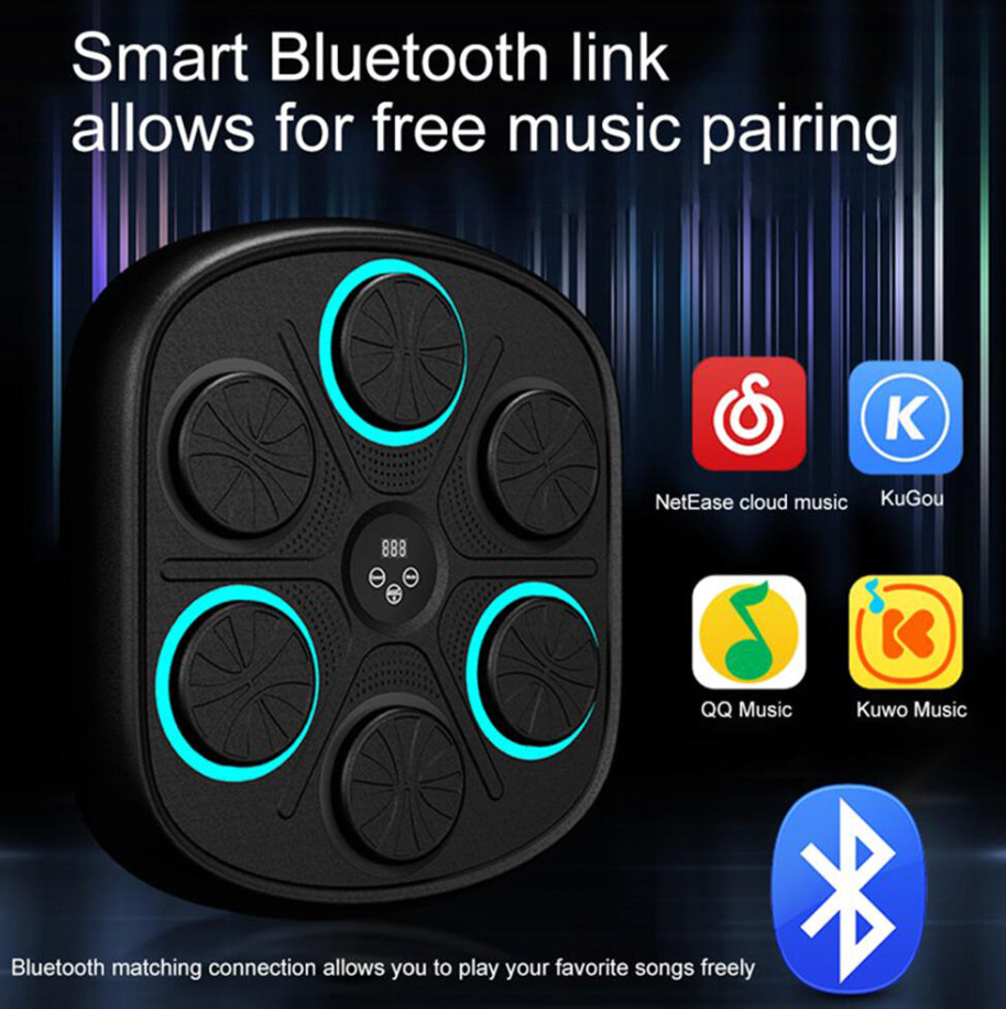 Panel de Boxeo Musical Inteligente para Pared