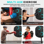 Panel de Boxeo Musical Inteligente para Pared