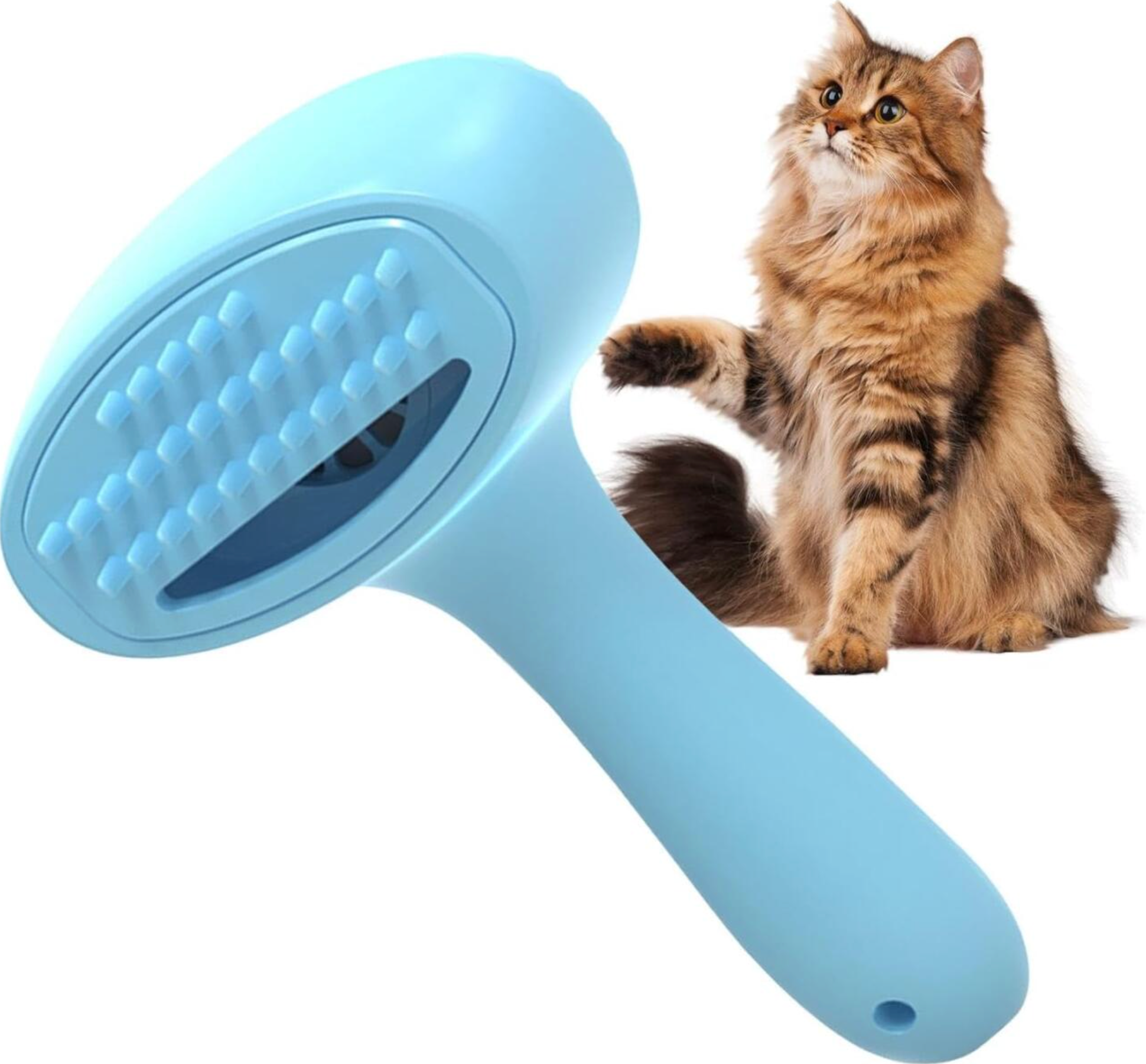 Cepillo Eléctrico Recargable para Pelo de Perros y Gatos